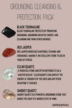 Load image into Gallery viewer, Grounding, Cleansing & Protection Pack